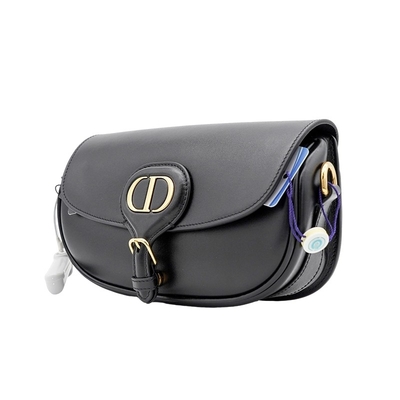 کیف زنجیر زین گوساله مشکی Dior Bobby East West Bag Hobo