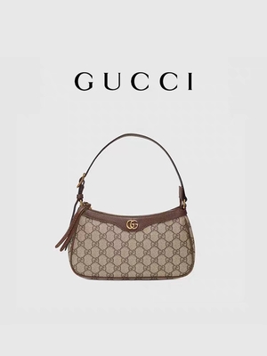 کیف کوچک زیر بغل چرمی GG Super Canvas GUCCI Ophidia