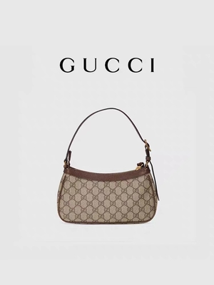 کیف کوچک زیر بغل چرمی GG Super Canvas GUCCI Ophidia