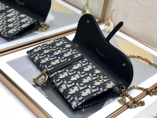 کیف پول کیسه ای ژاکارد اریب زین بلند دیور مارک OEM