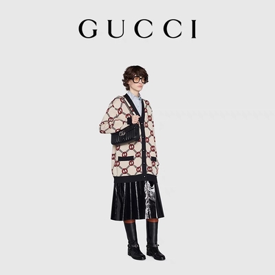 کیف مسنجر مارک GUCCI GG کیف شانه ای مارمونت چرم لحاف کوچک