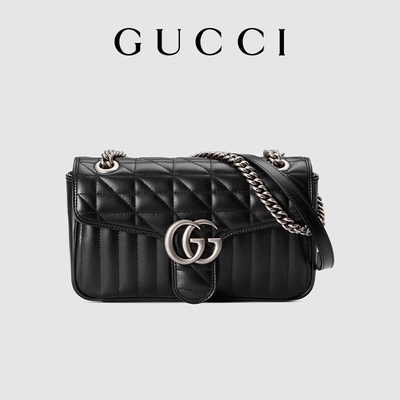 کیف مسنجر مارک GUCCI GG کیف شانه ای مارمونت چرم لحاف کوچک