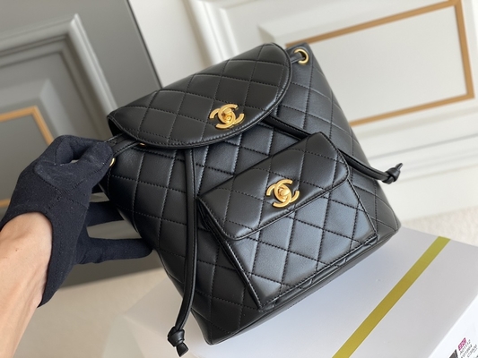 کوله پشتی با نام تجاری Chanel Leather Flap Designer 1994-1996 Diamond Quilted for Women