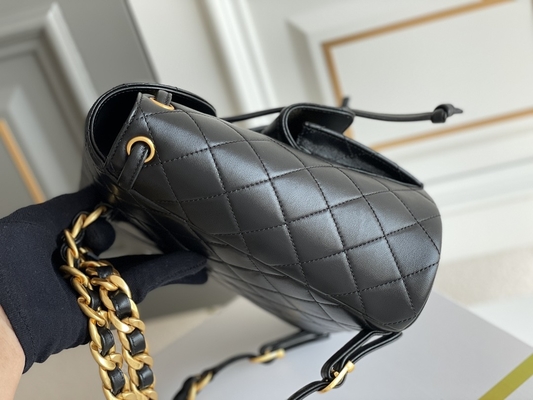 کوله پشتی با نام تجاری Chanel Leather Flap Designer 1994-1996 Diamond Quilted for Women