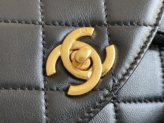 کوله پشتی با نام تجاری Chanel Leather Flap Designer 1994-1996 Diamond Quilted for Women