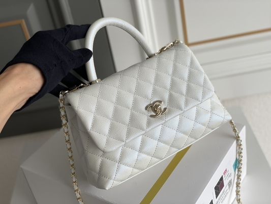 ***کیف دستی زنانه مارک دار خیاطی Hemming از پوست بره کیف ذوزنقه ای شانل