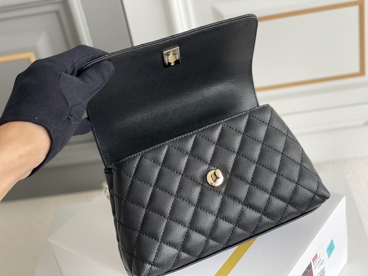 ***کیف دستی زنانه مارک دار خیاطی Hemming از پوست بره کیف ذوزنقه ای شانل