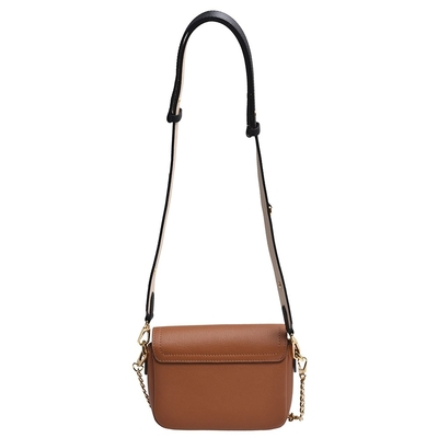 کیسه مونوگرام طرح پوست گوساله دانه دار LV Lockme Tender Bag قهوه ای
