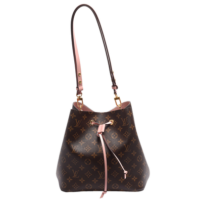 چرم کیف مونوگرام مشکی Louis Vuitton NéOnoé Mm