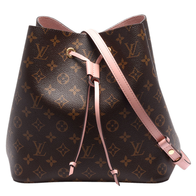 چرم کیف مونوگرام مشکی Louis Vuitton NéOnoé Mm