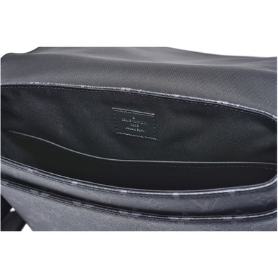 کیف شانه ای با مارک چرم گاوی OEM مردانه Louis Vuitton District PM Messenger Style
