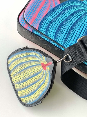 LV x YK Trio Monogram کیف مردانه با مارک Unisex M46358 Street Style Collaboration 3WAY