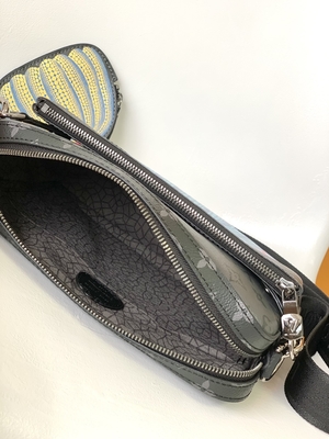 LV x YK Trio Monogram کیف مردانه با مارک Unisex M46358 Street Style Collaboration 3WAY