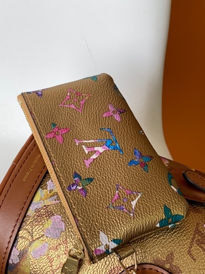 کیف های سطلی Neverfull Louis Vuitton گل فلزی M81724
