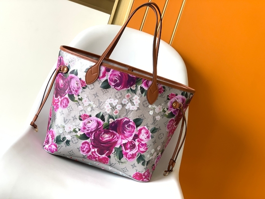 طرح گل نقره ای Louis Vuitton Large Never Full M21352