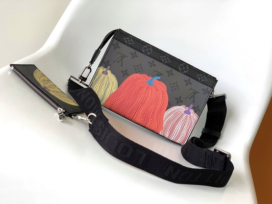 کیف LV X YK Mini Designer کیف پول لویی ویتون پوچت Voyage Pumpkin Print Gaston Wearable Wallet