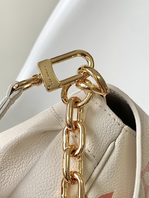 کیف کرم مینی اسلینگ مورد علاقه مارک LV Rose Trianon Two Monogram Empreinte Leather