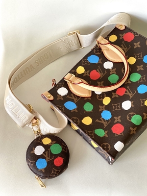 کیف LV X Yayoi با مارک قبلی Kusama OnTheGoMM Monogram Multicolor