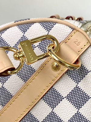 بوم روکش دار Speedy Louis Vuitton Damier Azur 25 M46390