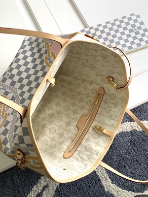 تاهیتی لیمیتد سفارشی کیف های مارک شطرنجی Louis Vuitton Neverfull MM