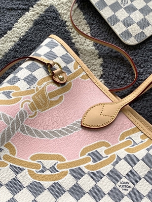 تاهیتی لیمیتد سفارشی کیف های مارک شطرنجی Louis Vuitton Neverfull MM