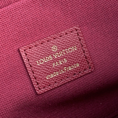 کیف پول Mini LV Felicie Pochette Monogram کیف پول آستر فوشیا