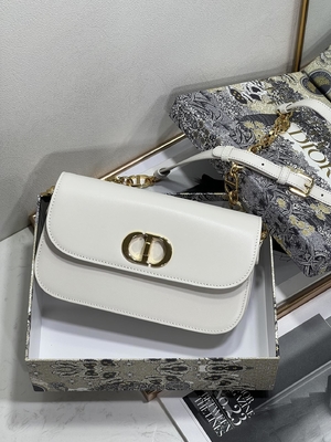 زنانه Dior Micro Montaigne 30 کیف چرم سفید سفارشی