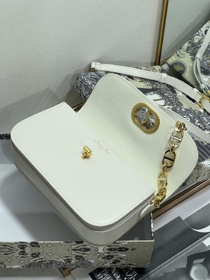 زنانه Dior Micro Montaigne 30 کیف چرم سفید سفارشی