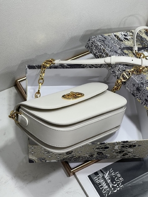 زنانه Dior Micro Montaigne 30 کیف چرم سفید سفارشی