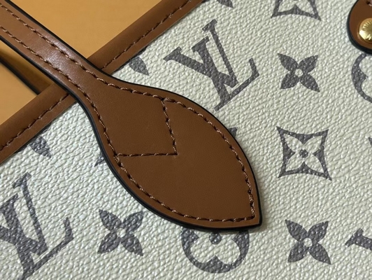 کیف دستی زنانه لویی ویتون با مارک تجاری Neverfull Beige Monogram