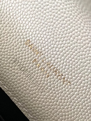 کیف کلاچ پاکت چرم مونوگرام مونوگرام Caviar YSL