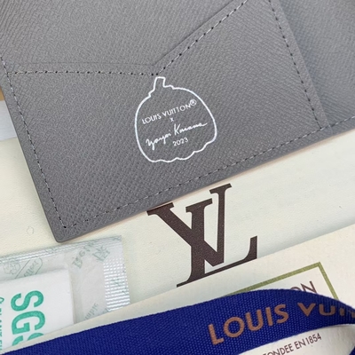 لویی ویتون LV X YK Mini Designer Purses Organizer جیبی چاپ کدو تنبل سیاه