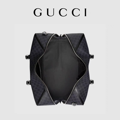 کیف مسافرتی Black Travel GG Supreme Tote Gucci Mens Messenger Canvas Double G