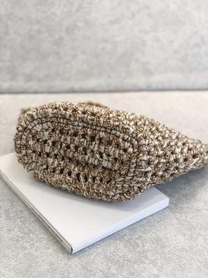 کیف مسنجر با مارک سفارشی 22P Chanel Straw Raffia Bag PU