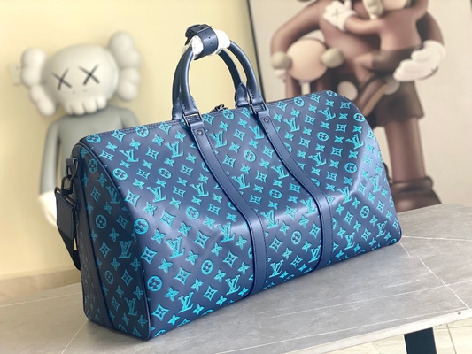 کیف مردانه مارک بزرگ Keepall BANDOULIÈRE 50 کیف بوستون آبی