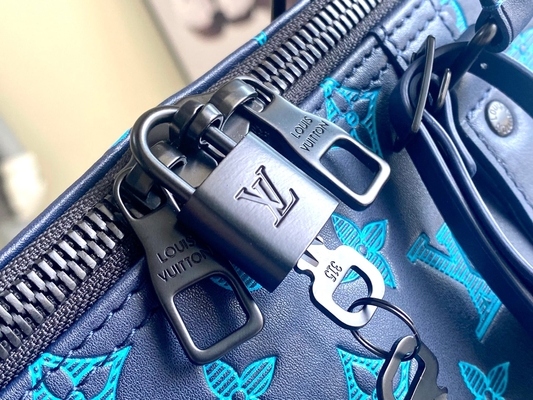 کیف مردانه مارک بزرگ Keepall BANDOULIÈRE 50 کیف بوستون آبی