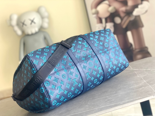 کیف مردانه مارک بزرگ Keepall BANDOULIÈRE 50 کیف بوستون آبی