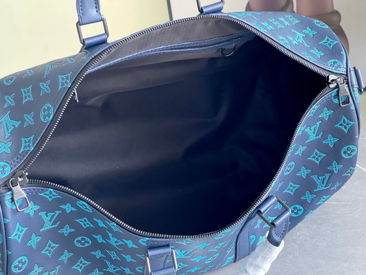 کیف مردانه مارک بزرگ Keepall BANDOULIÈRE 50 کیف بوستون آبی
