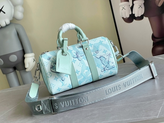 کیف مسافرتی مدل Business LV Designer Keepall BandoulièRe 50 Blue