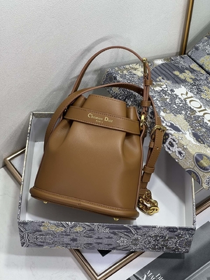 کیف C'est Dior نقش برجسته زین طلایی سی دی کریستین دیور اسپرت کیف چرم گوساله